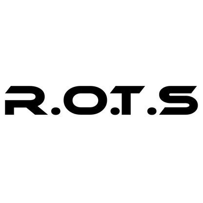 R.O.T.S - MTB Helmet & Bike BLACK Sticker - FREE BETA TESTING PROMOTION - 1087