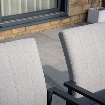 Ridge View All Weather Fabric Aluminium High 6 Seat Dining Seat - 1078