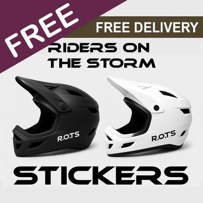 R.O.T.S - MTB Helmet & Bike Sticker - FREE BETA TESTING PROMOTION - 1086