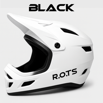 R.O.T.S - MTB Helmet & Bike BLACK Sticker - FREE BETA TESTING PROMOTION - 1087