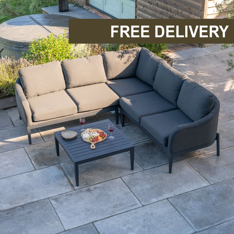 North Crest All Weather Fabric Corner Sofa Set - 1080