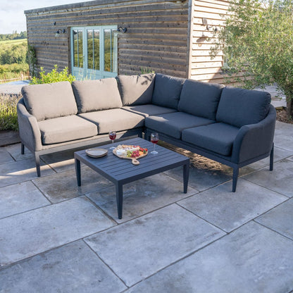 North Crest All Weather Fabric Corner Sofa Set - 1080