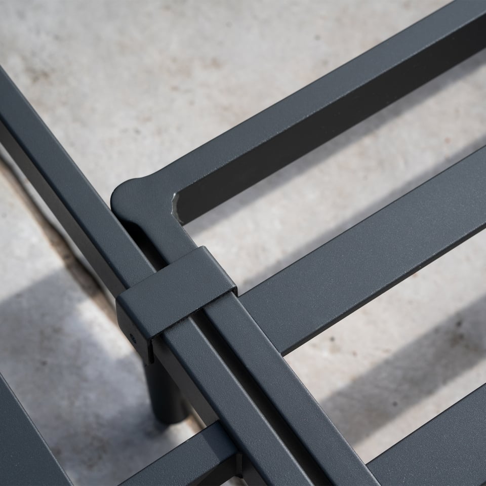 Drift Weave Rattan Aluminium Corner Sofa Lounging Set - 1074