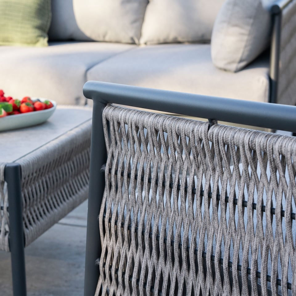 Fern Lake 3-Seater Sofa Aluminium Lounge Set - 1079