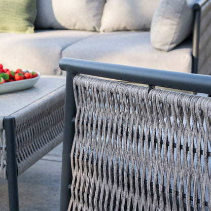 Fern Lake 3-Seater Sofa Aluminium Lounge Set - 1079