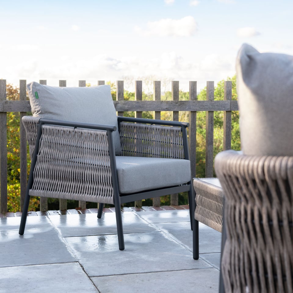 Fern Lake 3-Seater Sofa Aluminium Lounge Set - 1079